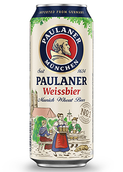 Beer: Paulaner Hefe Weissbier Beer 500ml Beer: Paulaner Hefe Weissbier Beer 500ml