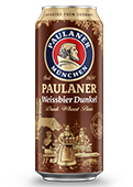 Beer: Paulaner Hefe Weissbier Dunkel 500ml