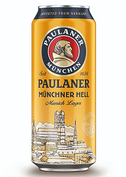 Beer: Paulaner Munchner Hell Beer 500ml Beer: Paulaner Munchner Hell Beer 500ml